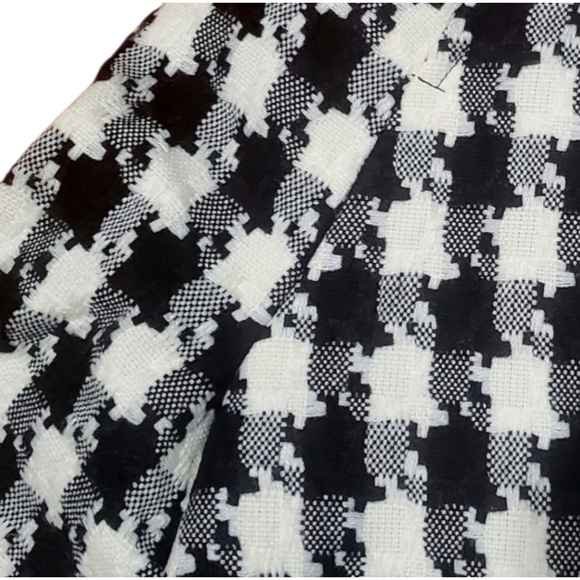 East 5th Black & White Houndstooth Pattern Crop Jacket Size S. - Picture 8 of 13
